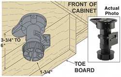 toe ikea cabinet installing kitchen kicks kick plinth cabinets legs adjustable clips leg toekick attach bottom tips seen below attached